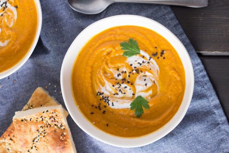 puree of carrot soup for weight loss