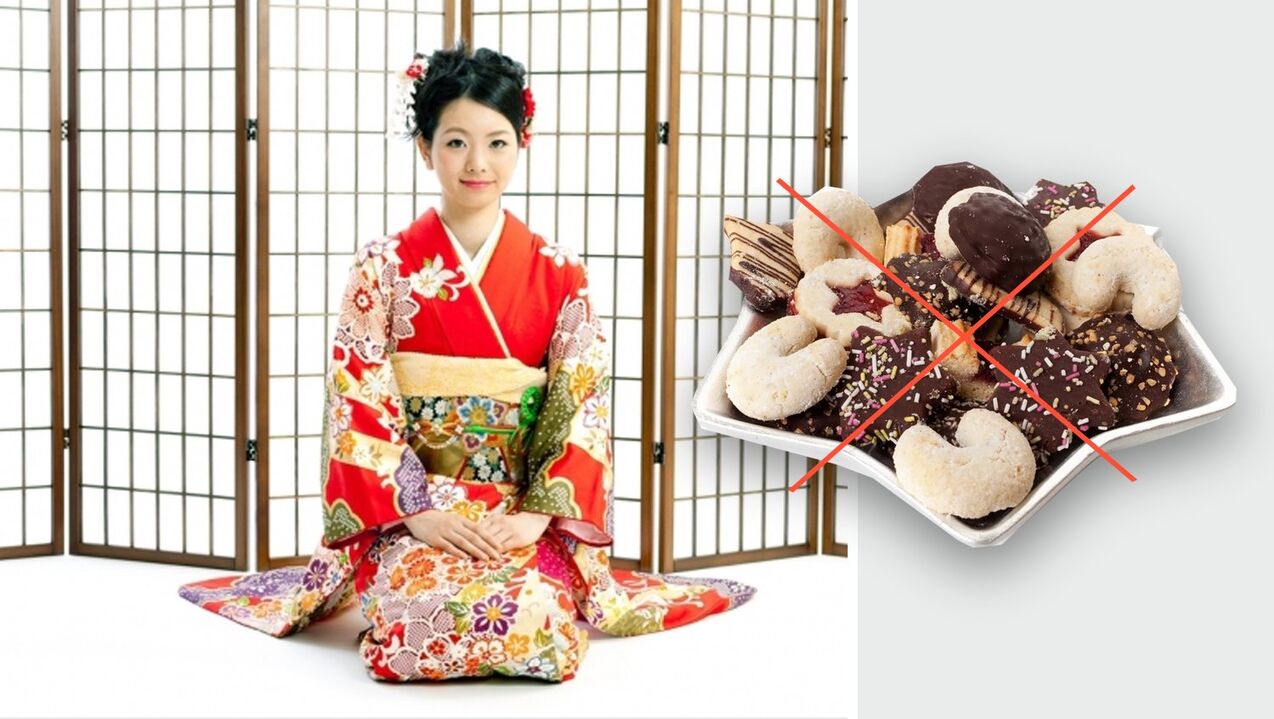 Forbidden candy on the Japanese diet